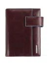 Piquadro Leather Organizer In Burgundy