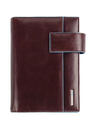 Piquadro Leather Organizer In Brown