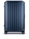 Piquadro Leather Trolley Luggage In Blue
