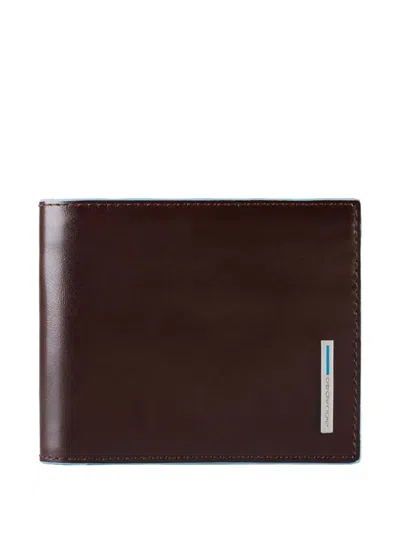 Piquadro Leather Wallet In Brown