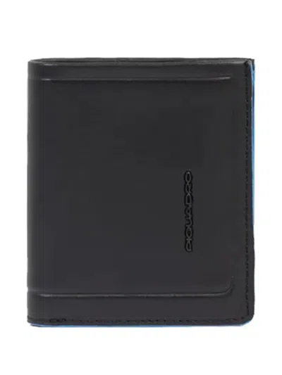 Piquadro Leather Wallet In Black