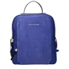 Piquadro Side-zip Backpack In Blue