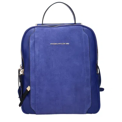 Piquadro Leather Women's Backpacks In Blue
