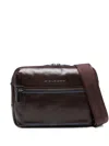 Piquadro Leather Zip-fastening Bag In Brown