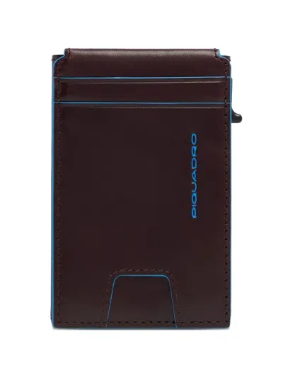 Piquadro Logo Cardholder In Brown