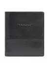Piquadro Logo Cardholder Wallet In Black