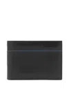 Piquadro Logo-lettering Wallet In Black