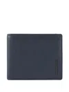 Piquadro Logo-lettering Wallet In Blue