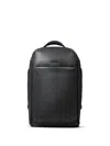 Piquadro Travel Fingerprint-lock Backpack In Black