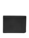 Piquadro Logo-plaque Wallet In Black