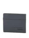 Piquadro Logo-print Leather Wallet In Gray