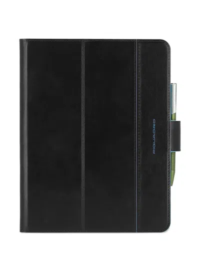 Piquadro Logo-detail Ipad® Air 11" Case In Black