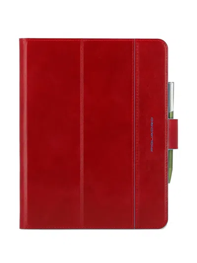 Piquadro Logo-detail Pad® Air 11"' Case In Red