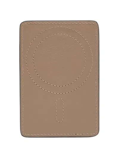 Piquadro Logo-engraved Cardholder In Neutral