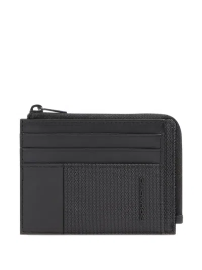 Piquadro Logo-print Cardholder In Black