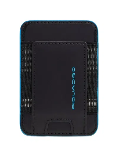 Piquadro Logo-print Magsafe Cardholder In Black
