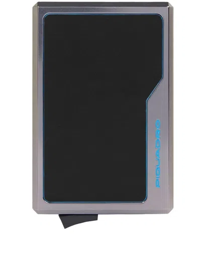 Piquadro Magsafe Credit Card Holder In Gray