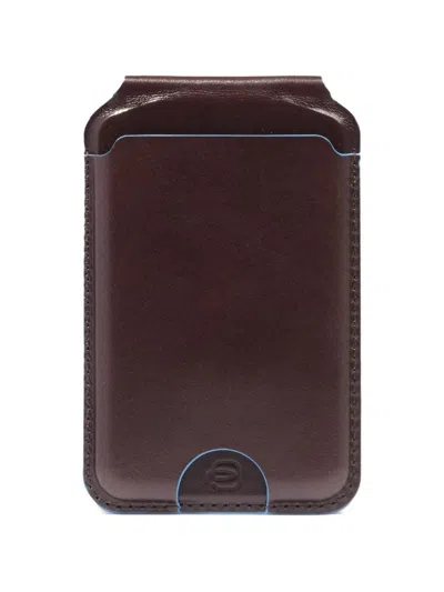 Piquadro Magsafe Leather Wallet In Brown
