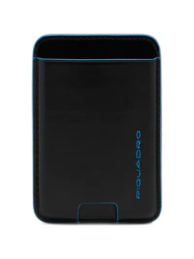 Piquadro Magsafe® Logo-detail Cardholder In Black