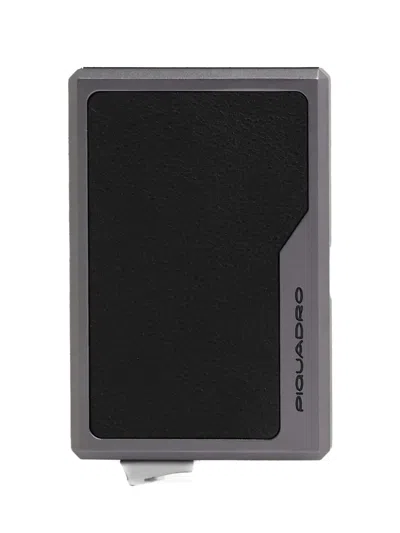 Piquadro Magsafe Pop-up Card Holder In Black