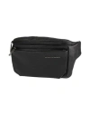 Piquadro Man Belt Bag Black Size - Bovine Leather, Eva (ethylene - Vinyl - Acetate), Nylon, Polyeste In Black