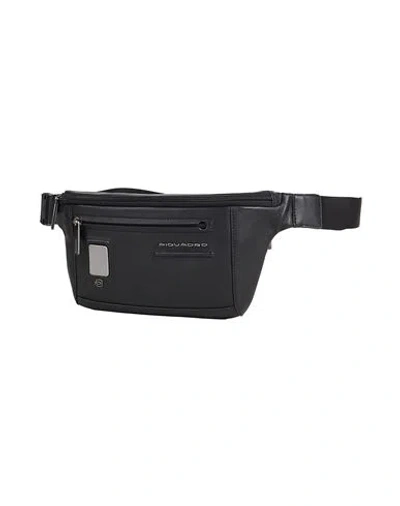 Piquadro Man Belt Bag Black Size - Soft Leather