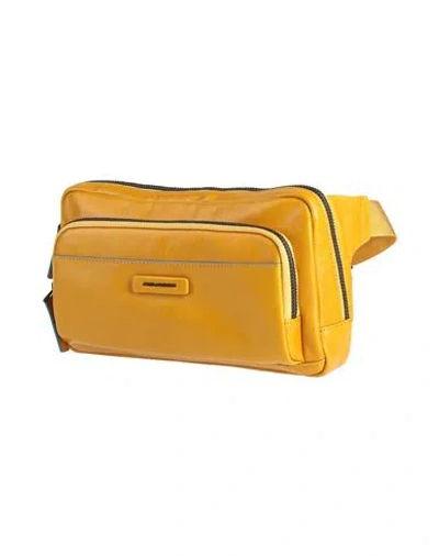 Piquadro Man Belt Bag Marigold Size - Leather