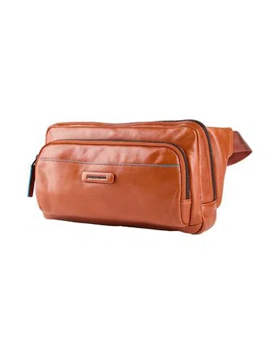 Piquadro Man Belt Bag Tan Size - Leather