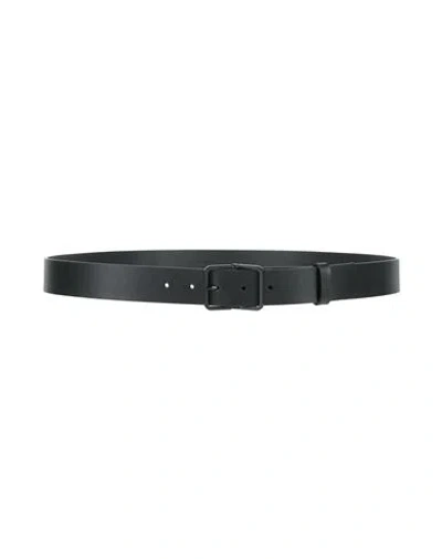 Piquadro Man Belt Black Size 43 Leather, Polyamide, Pes, Metal, Eva (ethylene - Vinyl - Acetate)
