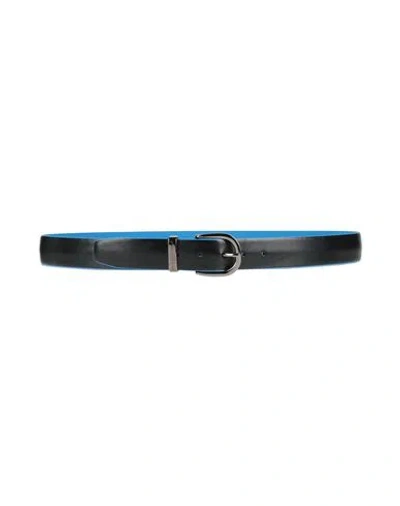 Piquadro Man Belt Black Size Onesize Leather