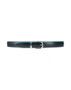 Piquadro Man Belt Midnight Blue Size Onesize Leather In Blue