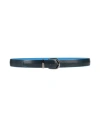 Piquadro Man Belt Midnight Blue Size Onesize Leather In Blue