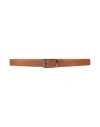 Piquadro Man Belt Tan Size Onesize Leather In Brown