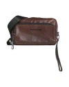 Piquadro Man Cross-body Bag Dark Brown Size - Cow Leather