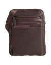 Piquadro Man Cross-body Bag Dark Brown Size - Cow Leather
