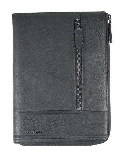 Piquadro Man Document Holder Black Size - Leather