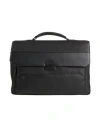 Piquadro Man Handbag Black Size - Cow Leather In Black