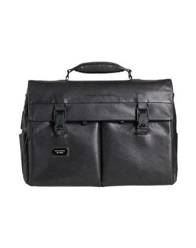 Piquadro Man Handbag Black Size - Cow Leather