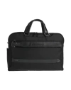 Piquadro Man Handbag Black Size - Cow Leather, Eva (ethylene - Vinyl - Acetate), Nylon, Polyester, M