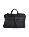 Piquadro Man Handbag Black Size - Cow Leather, Eva (ethylene - Vinyl - Acetate), Nylon, Polyester, M In Black