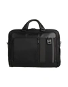Piquadro Man Handbag Black Size - Cow Leather, Nylon, Polyester