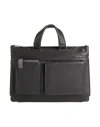Piquadro Man Handbag Black Size - Leather In Black