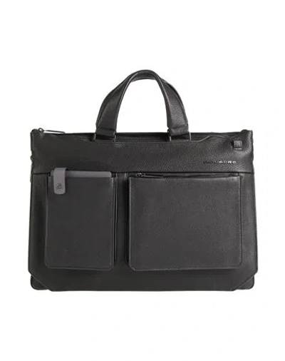 Piquadro Man Handbag Black Size - Leather