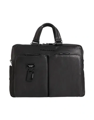 Piquadro Man Handbag Black Size - Leather