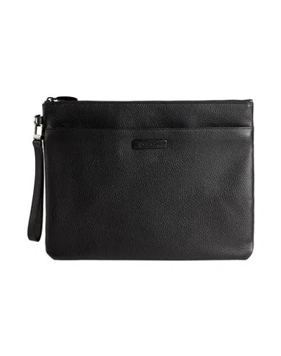 Piquadro Man Handbag Black Size - Leather