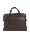 Piquadro Man Handbag Chocolate Brown Size - Cow Leather, Eva (ethylene - Vinyl - Acetate), Nylon, Po