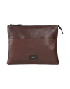 Piquadro Man Handbag Dark Brown Size - Leather