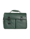 Piquadro Man Handbag Green Size - Cow Leather