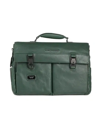 Piquadro Man Handbag Green Size - Cow Leather