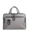 Piquadro Man Handbag Grey Size - Cow Leather